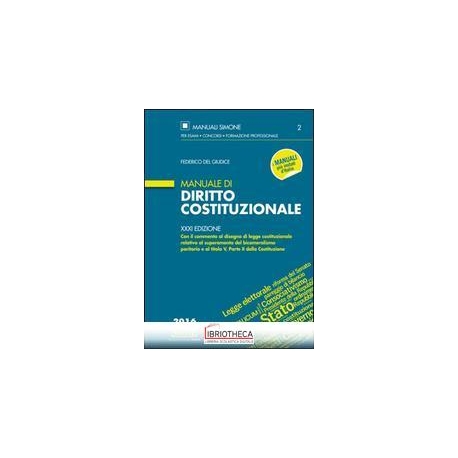 MANUALE DI DIRITTO COSTITUZIONALE