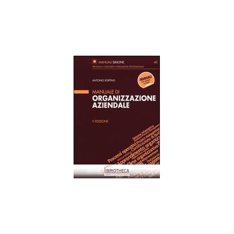 40 MANUALE DI ORGANIZZAZIONE AZIENDALE