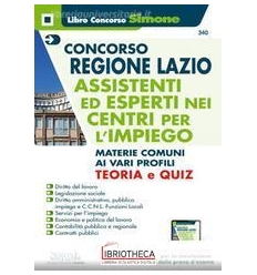 340 CONCORSO REGIONE LAZIO-ASSISTENTI ED