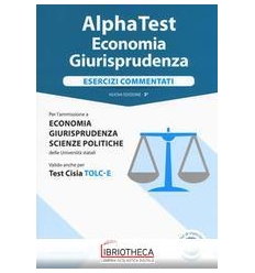 ECONOMIA GIURISP. ESERCIZI