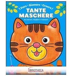 FARE GIOCARE CREARE TANTE MASCHERE DA COLORARE, RITA