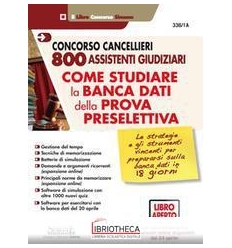 800 ASSISTENTI GIUDIZIARI BANCA DATI SELE (336/1A)