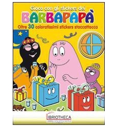 GIOCO CON GLI STICKERS DEI BARBAPAPÀ. OLTRE 30 COLOR