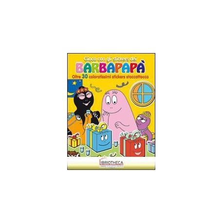 GIOCO CON GLI STICKERS DEI BARBAPAPÀ. OLTRE 30 COLOR