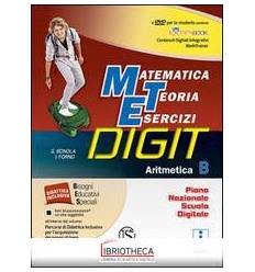 MATEMATICA TEORIA ESERCIZI DIGIT B ED. MISTA