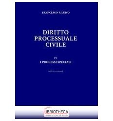 DIRITTO PROCESSUALE CIVILE IV