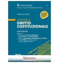 MANUALE DI DIRITTO COSTITUZIONALE