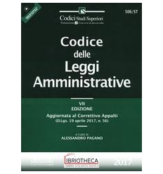 506/ST CODICE DELLE LEGGI AMMINISTRATIVE