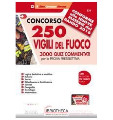 339 CONCORSO 250 VIGILI DEL FUOCO