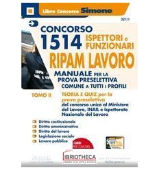 321/1 CONCORSO 1514 ISPETT.RIPAM TOM0 2