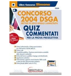 530/A CONCORSO 2004 DSGA-QUIZ DIRETTORE