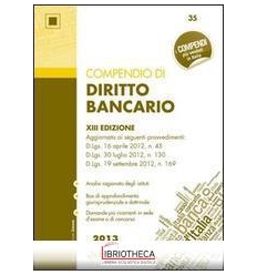 COMPENDIO DI DIRITTO BANCARIO 13ED