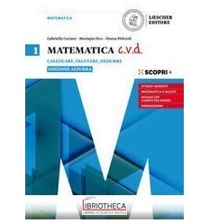 MATEMATICA CVD ED. AZZURRA 1 ED. MISTA