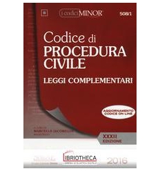 CODICE PROCEDURA CIVILE 2016.2 (508/1)