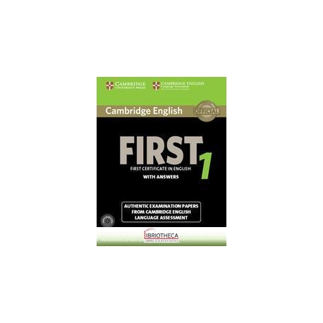 CAMBRIDGE ENGLISH FIRST 1 ED. MISTA