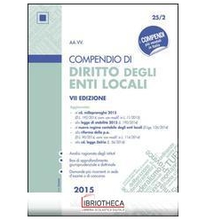 COMPENDIO DI DIRITTO DEGLI ENTI LOCALI