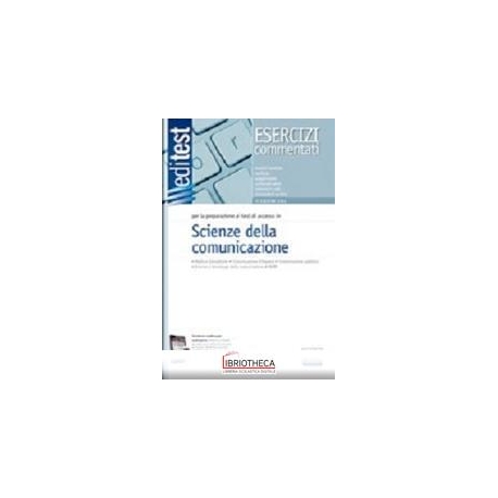 EDITEST 8. ESERCIZI. SCIENZE DELLA COMUNICAZIONE. PE