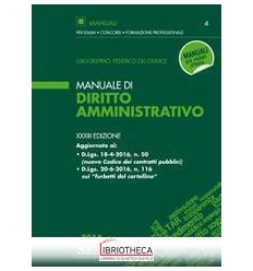 MANUALE DIRITTO AMMINISTRATIVO