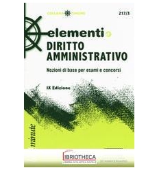 ELEMENTI DI DIRITTO AMMINISTRATIVO