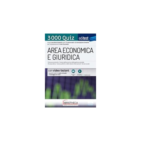 EDITEST. AREA ECONOMICA E GIURIDICA. 3000 QUIZ. AMPI