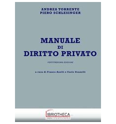 MANUALE DI DIRITTO PRIVATO