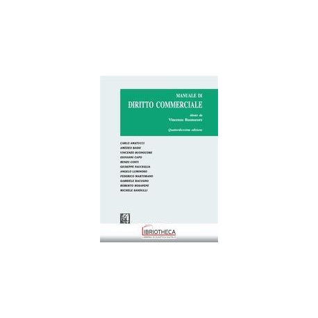 MANUALE DI DIRITTO COMMERCIALE