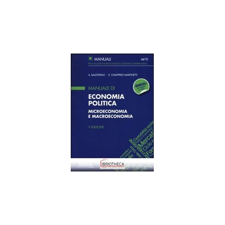 MANUALE DI ECONOMIA POLITICA