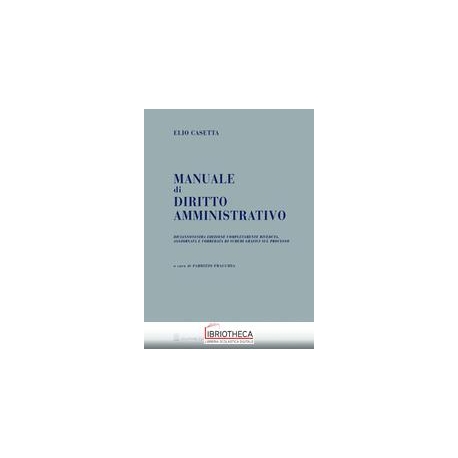 MANUALE DI DIRITTO AMMINISTRATIVO