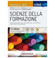 EDITEST. SCIENZE DELLA FORMAZIONE. TEORIA & TEST. NO