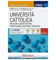 EDITEST. UNIVERSITÀ CATTOLICA. TEORIA & TEST. NOZION