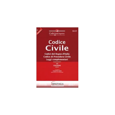 504/ST CODICE CIVILE - CODICI DEL REGNO