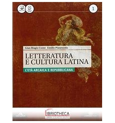 LETTERATURA E CULTURA LATINA 1 ED. MISTA