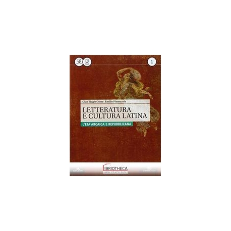 LETTERATURA E CULTURA LATINA 1 ED. MISTA