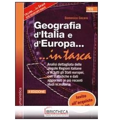 GEOGRAFIA D'ITALIA E D'EUROPA... IN TASCA