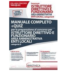 CORSO PER ISTRUTTORE DIRETTIVO E FUNZIONARIO AREA AM