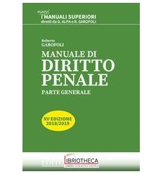 MANUALE DI DIRITTO PENALE PARTE GENERALE