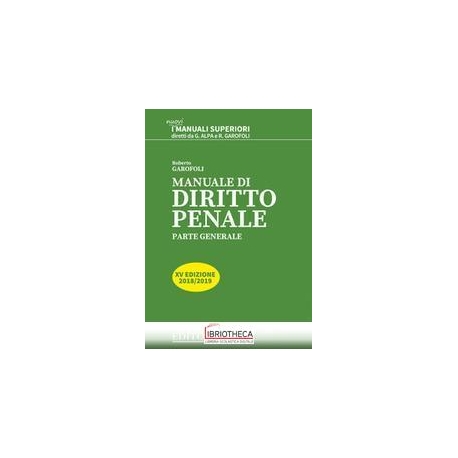 MANUALE DI DIRITTO PENALE PARTE GENERALE