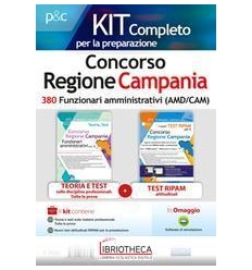 KIT CONCORSO FUNZIONARI AMMINISTRATIVI REGIONE CAMPA