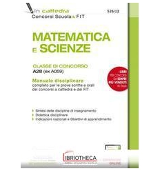 526/12 MATEMATICA E SCIENZE PER IL CONCO