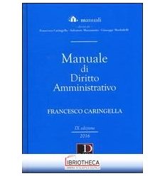 MANUALE DI DIRITTO AMMINISTRATIVO 2016