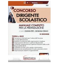 CONCORSO DIRIGENTE SCOLASTICO-MANUALE COMPL. (529)