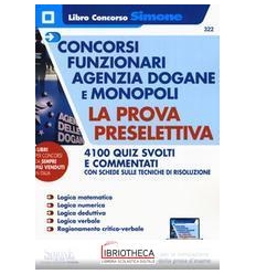 ONCORSI FUNZIONARI AGENZIA DOGANE E MONOPOLI - LA PR