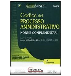 CODICE DEL PROCESSO AMMINISTRATIVO