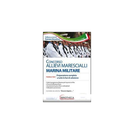 CONCORSO ALLIEVI MARESCIALLI MARINA MILITARE. TEORIA