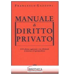 MANUALE DI DIRITTO PRIVATO