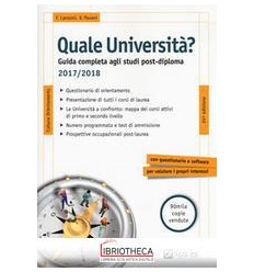 QUALE UNIVERSITA'? 2017/2018 CON SW