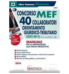 348/4 CONCORSO MEF-40 COLLABORATORI CON