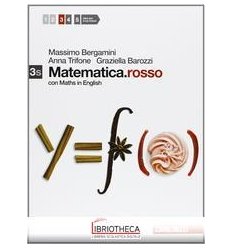 MATEMATICA ROSSO CON MATHS IN ENGLISH 3S