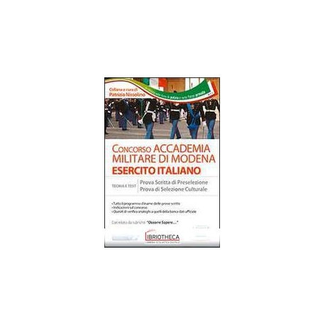 ACCADEMIA MILITARE DI MODENA. ESERCITO ITALIANO. TEO