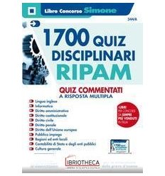 344/A 1700 QUIZ DISCIPLINARI RIPAM